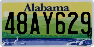AL license plate 48AY629