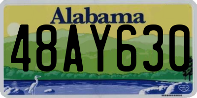 AL license plate 48AY630