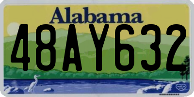 AL license plate 48AY632