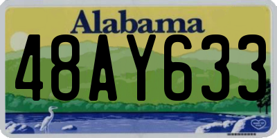 AL license plate 48AY633