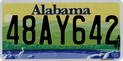 AL license plate 48AY642
