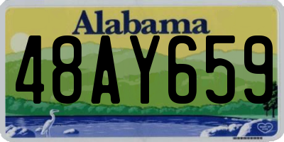 AL license plate 48AY659