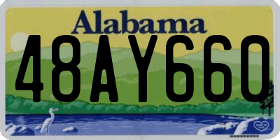 AL license plate 48AY660