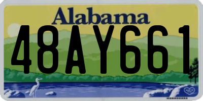 AL license plate 48AY661