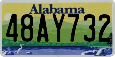 AL license plate 48AY732