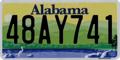 AL license plate 48AY741