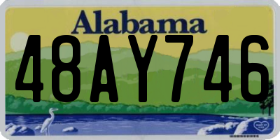 AL license plate 48AY746