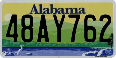 AL license plate 48AY762