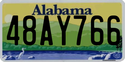 AL license plate 48AY766