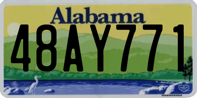 AL license plate 48AY771