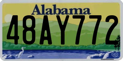 AL license plate 48AY772