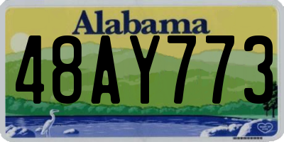 AL license plate 48AY773