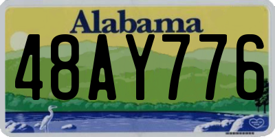 AL license plate 48AY776