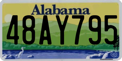 AL license plate 48AY795