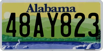 AL license plate 48AY823