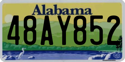 AL license plate 48AY852