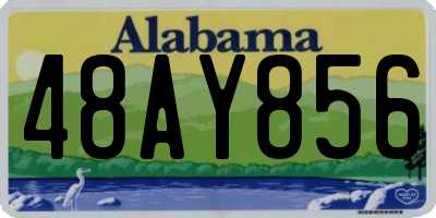 AL license plate 48AY856