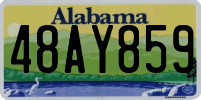 AL license plate 48AY859