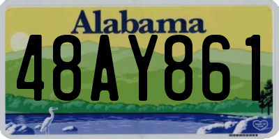 AL license plate 48AY861