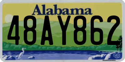 AL license plate 48AY862