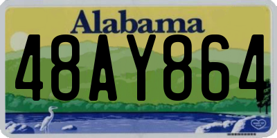 AL license plate 48AY864