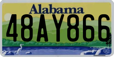 AL license plate 48AY866