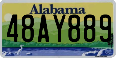 AL license plate 48AY889