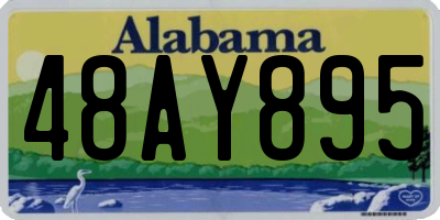 AL license plate 48AY895