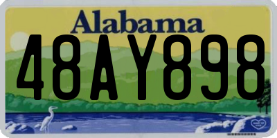 AL license plate 48AY898
