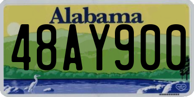 AL license plate 48AY900