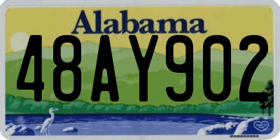 AL license plate 48AY902