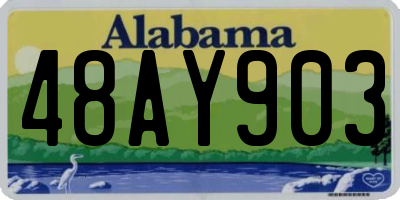 AL license plate 48AY903