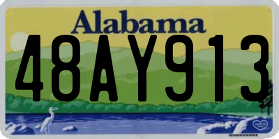 AL license plate 48AY913