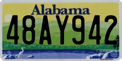 AL license plate 48AY942