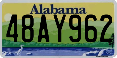 AL license plate 48AY962