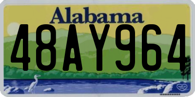 AL license plate 48AY964
