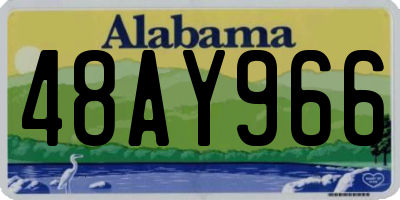 AL license plate 48AY966