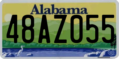 AL license plate 48AZ055