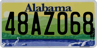AL license plate 48AZ068