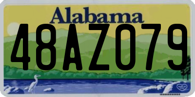 AL license plate 48AZ079