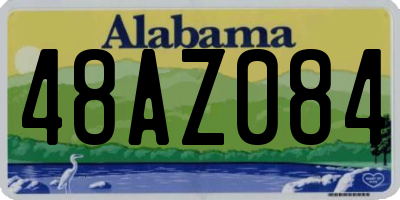 AL license plate 48AZ084