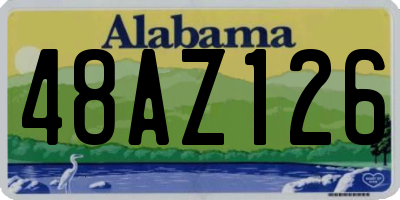 AL license plate 48AZ126
