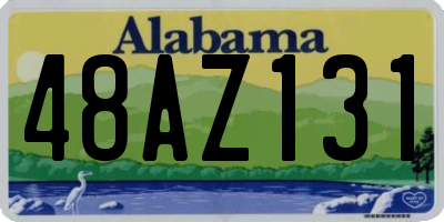 AL license plate 48AZ131