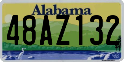 AL license plate 48AZ132