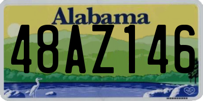 AL license plate 48AZ146
