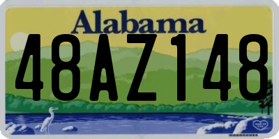 AL license plate 48AZ148