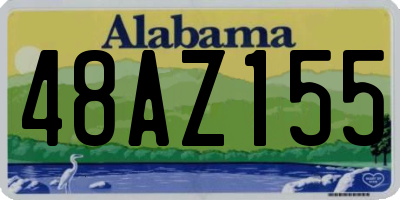 AL license plate 48AZ155