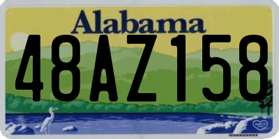 AL license plate 48AZ158