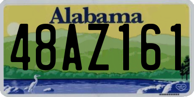 AL license plate 48AZ161