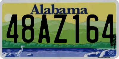 AL license plate 48AZ164